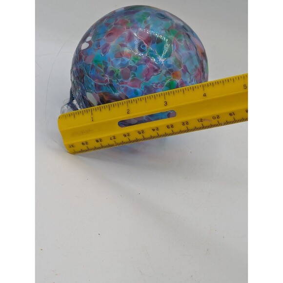 Kitras Art Glass - 4" Calico Ball - Picture 7 of 7